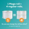 imageAngel Soft Toilet Paper 48 Mega Rolls  192 Regular Rolls Soft and Strong Toilet Tissue320 sheet Pack of 4