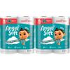 imageAngel Soft Toilet Paper 6 Super Mega Rolls  36 Regular Rolls Pack of 2