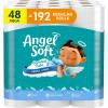 imageAngel Soft Toilet Paper with Fresh Linen Scented Tube 48 Mega Rolls  192 Regular Rolls Soft and Strong Toilet Tissue
