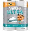 imageAngel Soft Ultra Toilet Paper 6 Mega Rolls  24 Regular Rolls 2 Ply Toilet Tissue320 sheet Pack of 6